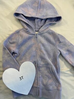 OshKosh B'gosh - Kids Light Purple Hoodie with soft pattern